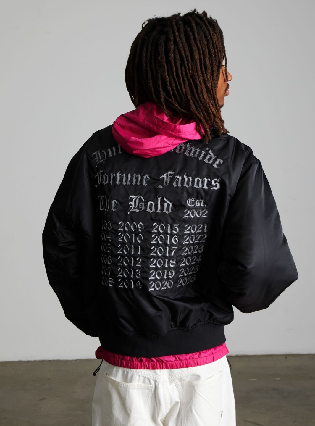 HUF Olympia Flight Jacket Black | ResellZone