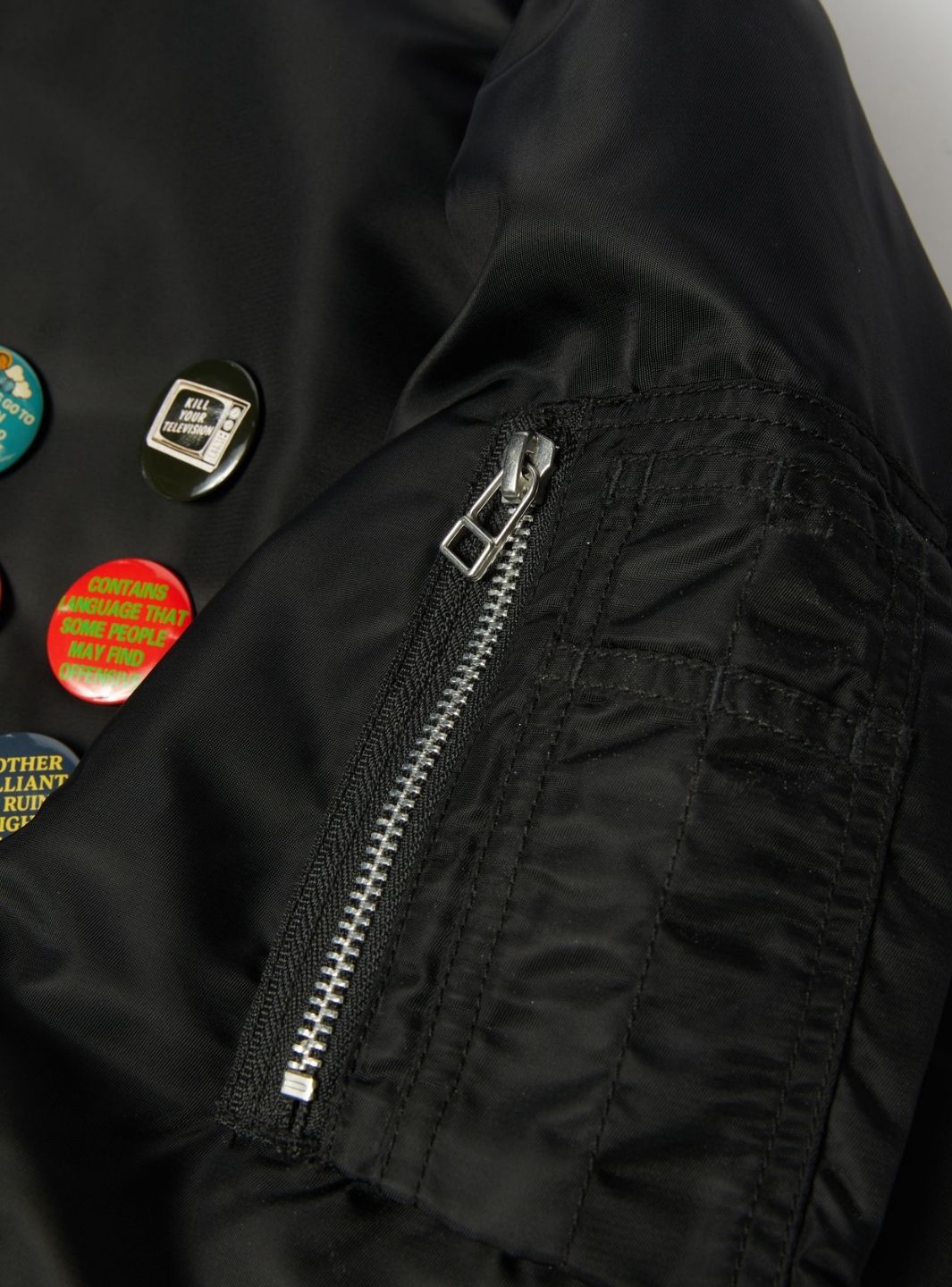 HUF Olympia Flight Jacket Black | ResellZone