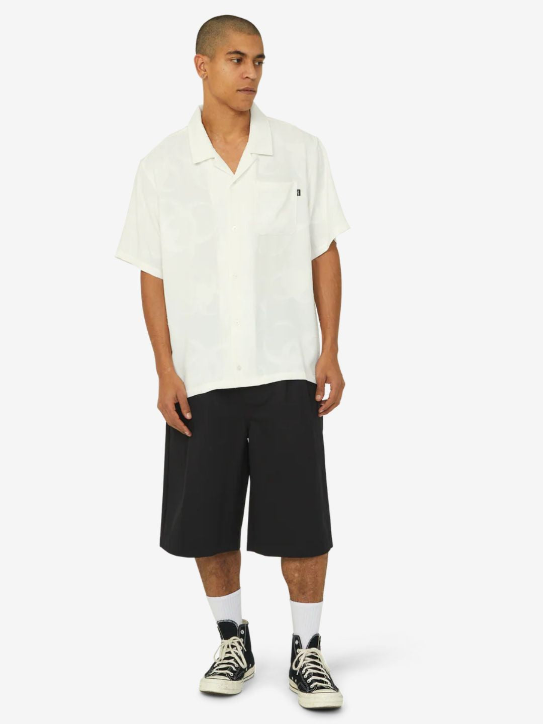 HUF Sector Jacquard Shirt Bleach | ResellZone