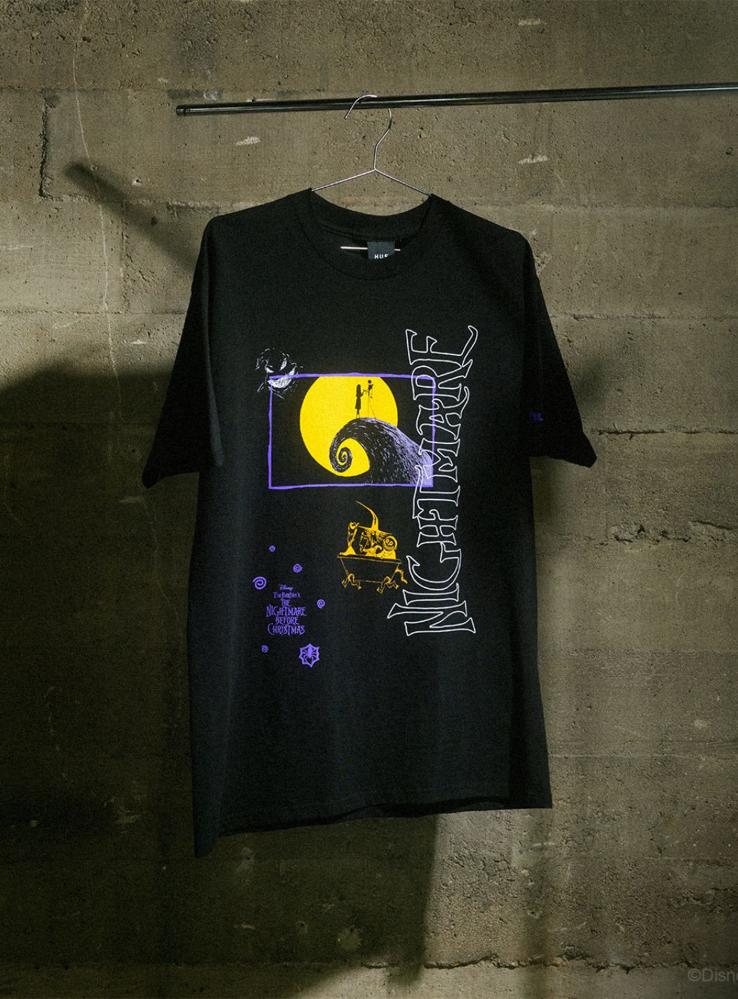 HUF x Disney Nightmare Before Christmas Dream T-Shirt Black | ResellZone