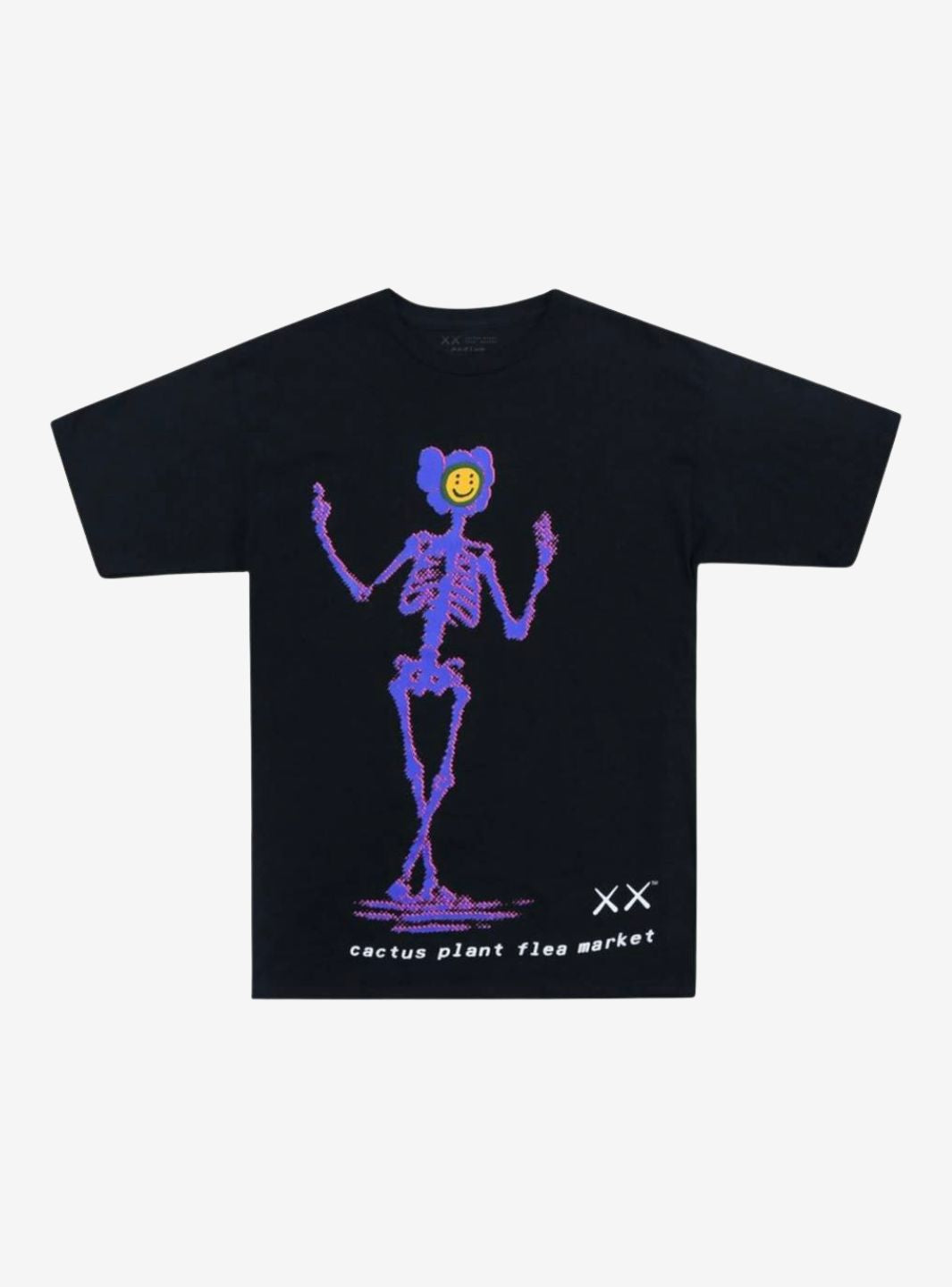 KAWS x Cactus Plant Flea Market T-Shirt Black | ResellZone