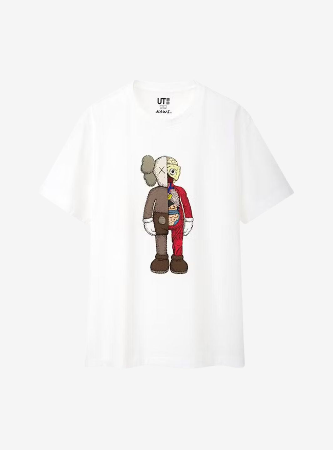 Kaws x Uniqlo Flayed T-Shirt White | ResellZone