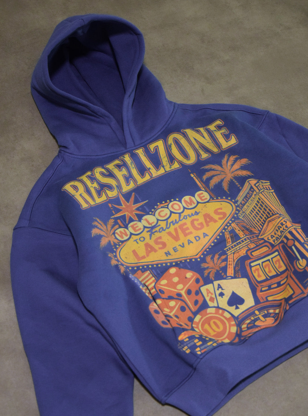 Las Vegas Hooded Sweatshirt Petrol Blue | ResellZone