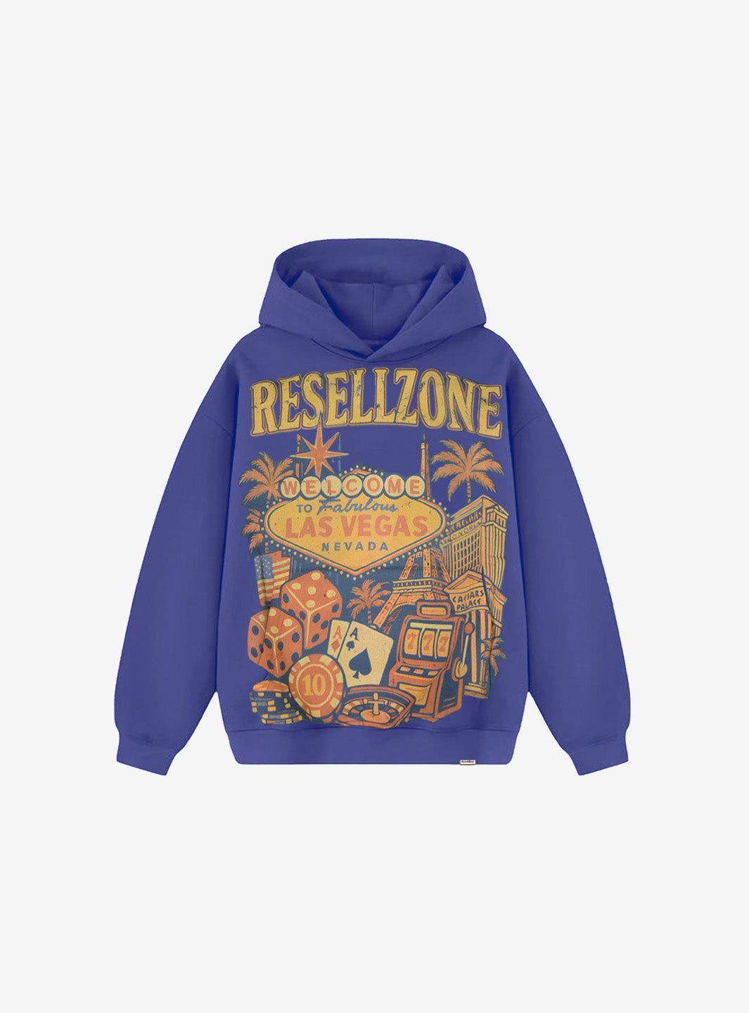 Las Vegas Hooded Sweatshirt Petrol Blue | ResellZone