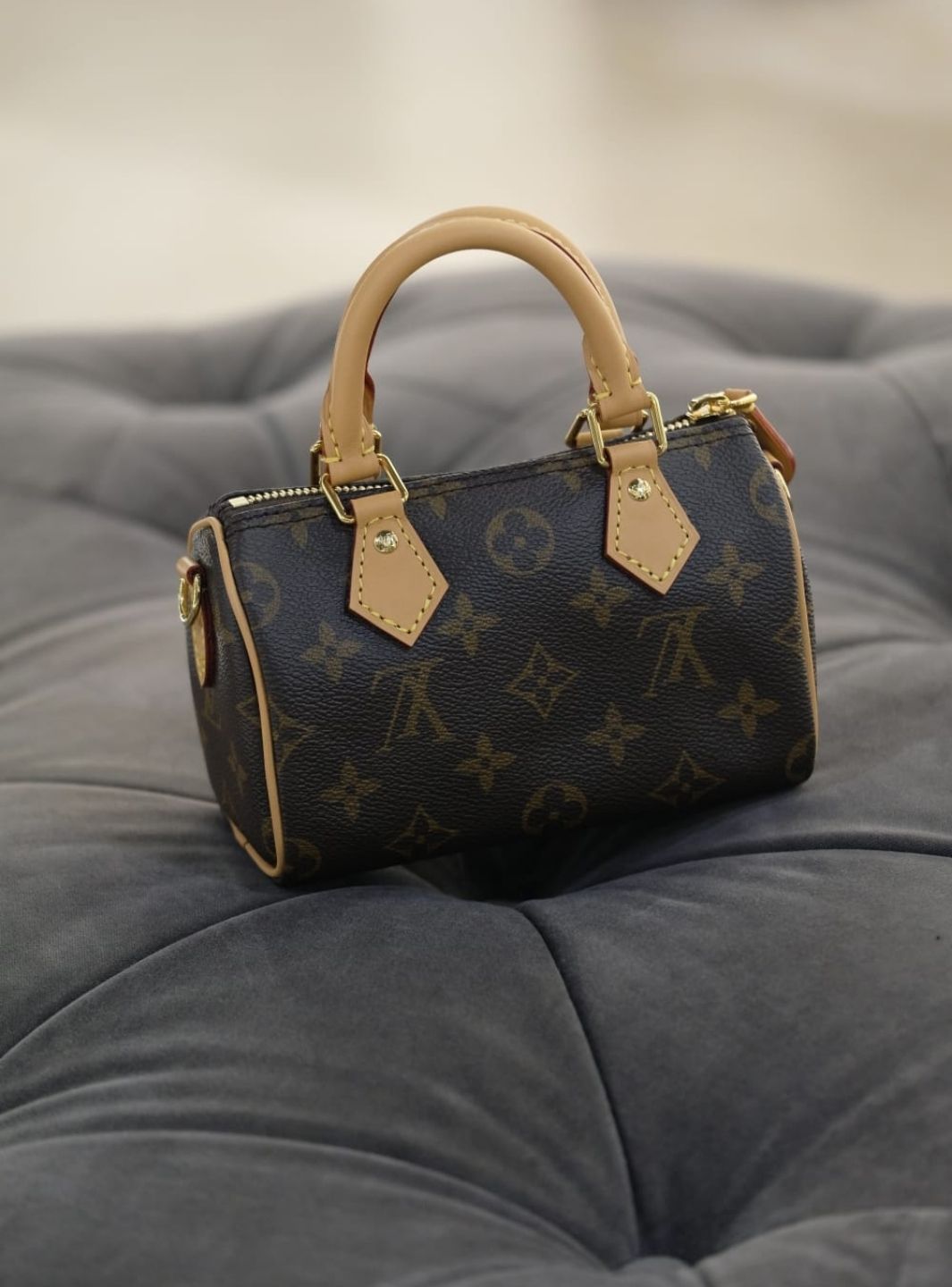 Louis Vuitton Nano Speedy Monogram Canvas Brown | ResellZone