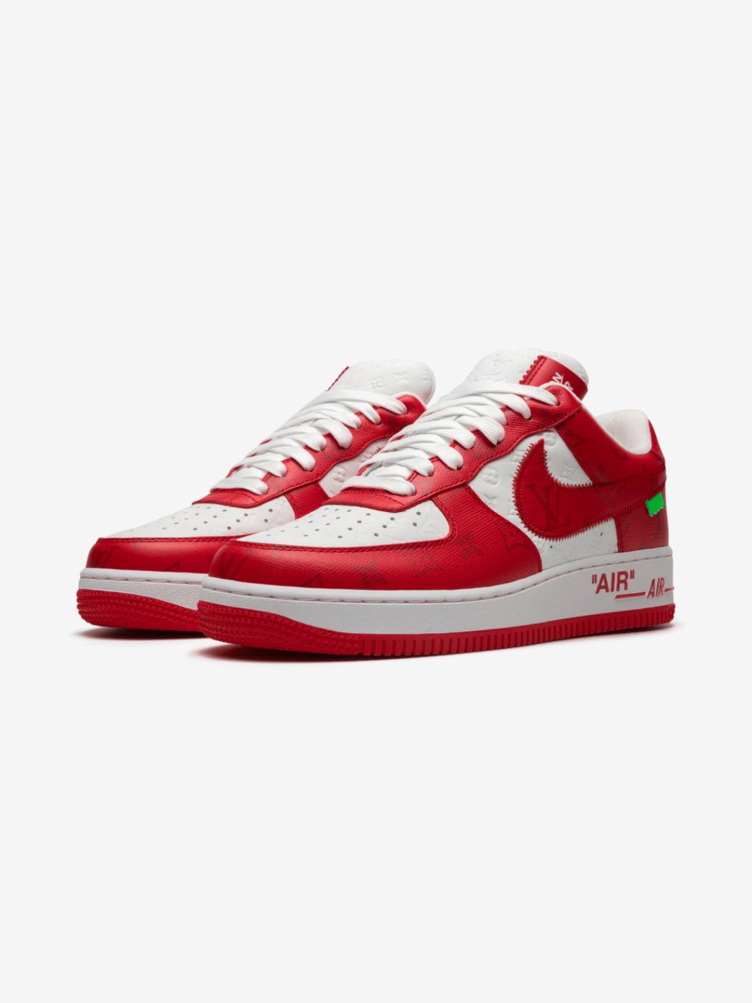 Louis Vuitton Nike Air Force 1 Low By Virgil Abloh White Red | ResellZone