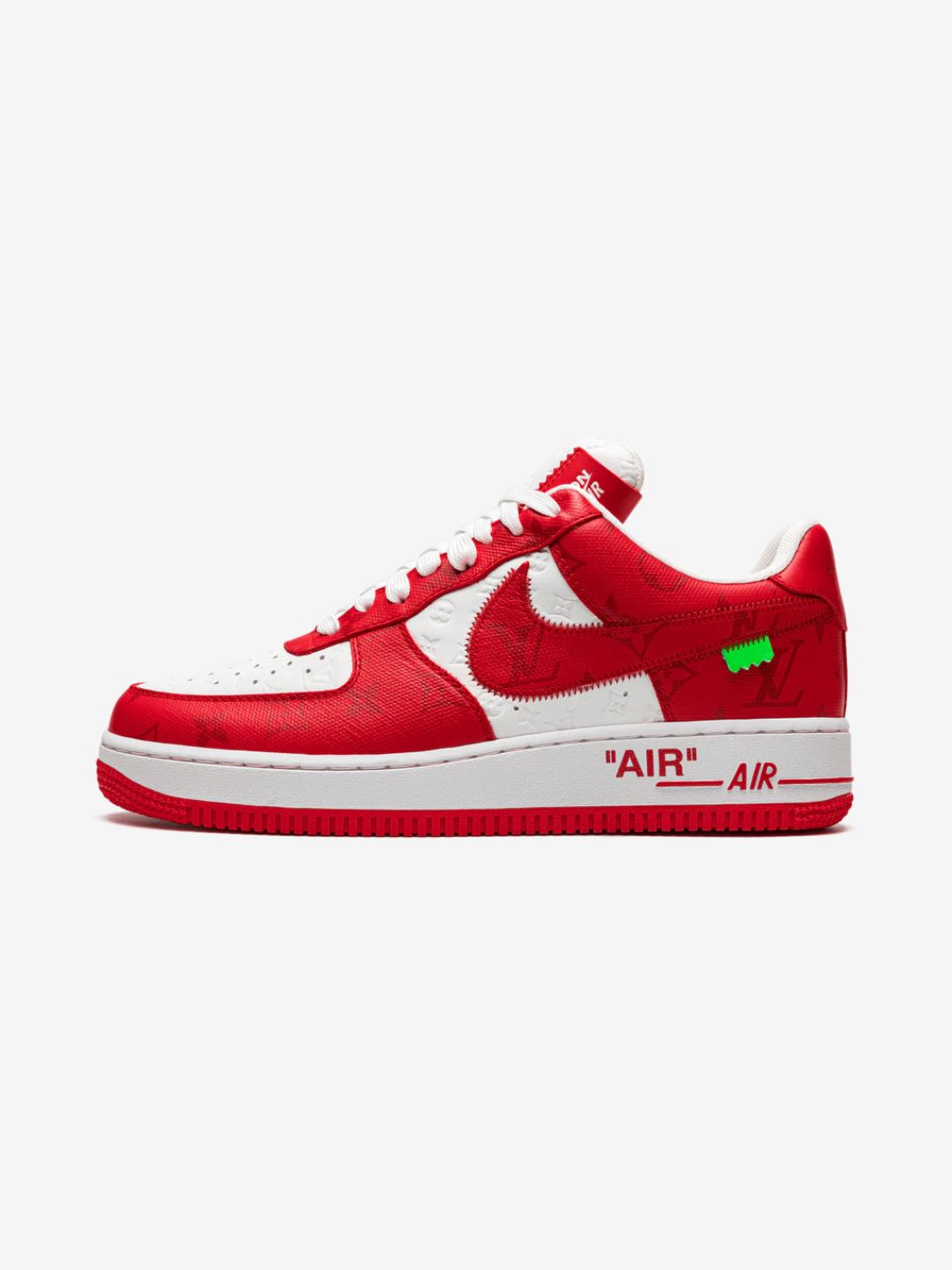 Louis Vuitton Nike Air Force 1 Low By Virgil Abloh White Red | ResellZone