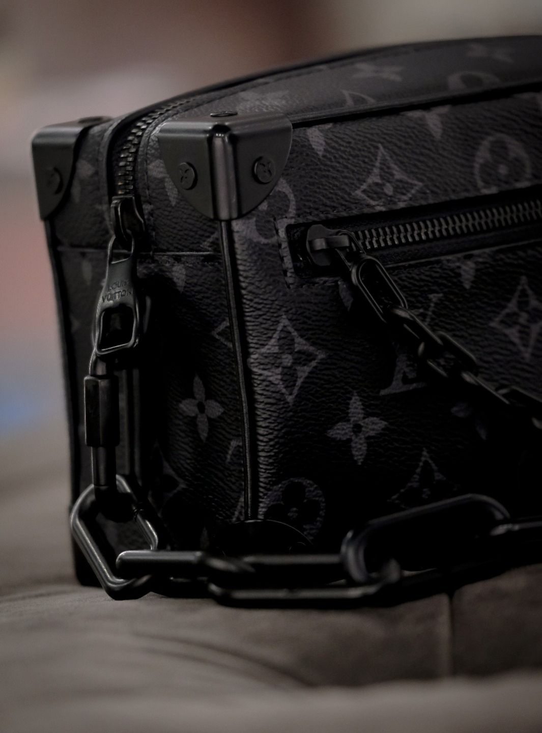 Louis Vuitton Pochette Soft Trunk Mini Monogram Eclipse | ResellZone