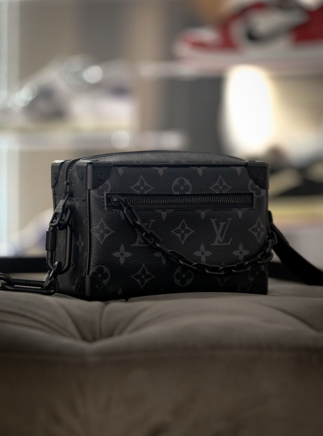 Louis Vuitton Pochette Soft Trunk Mini Monogram Eclipse | ResellZone