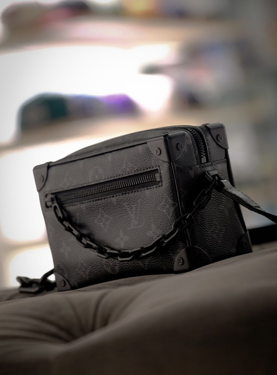 Louis Vuitton Pochette Soft Trunk Mini Monogram Eclipse | ResellZone