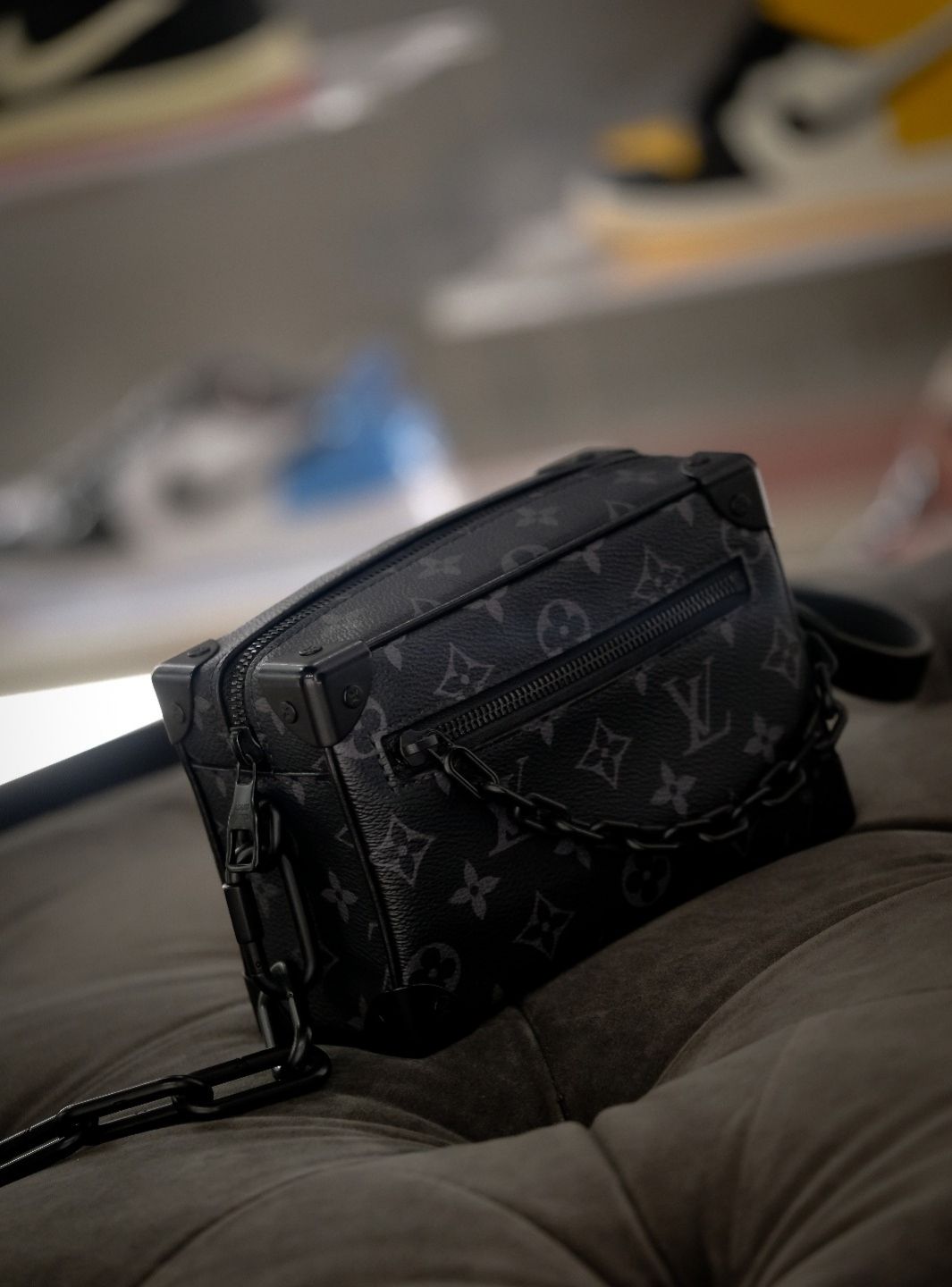 Louis Vuitton Pochette Soft Trunk Mini Monogram Eclipse | ResellZone