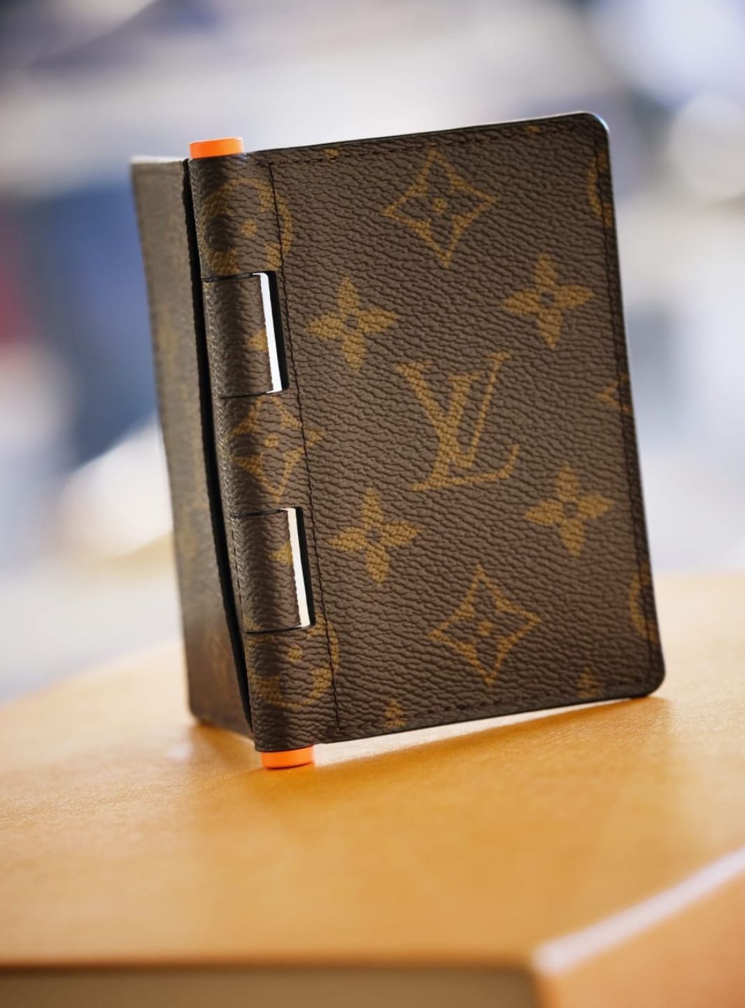 Louis Vuitton Pocket Organizer Monogram Solar Ray Orange Brown | ResellZone
