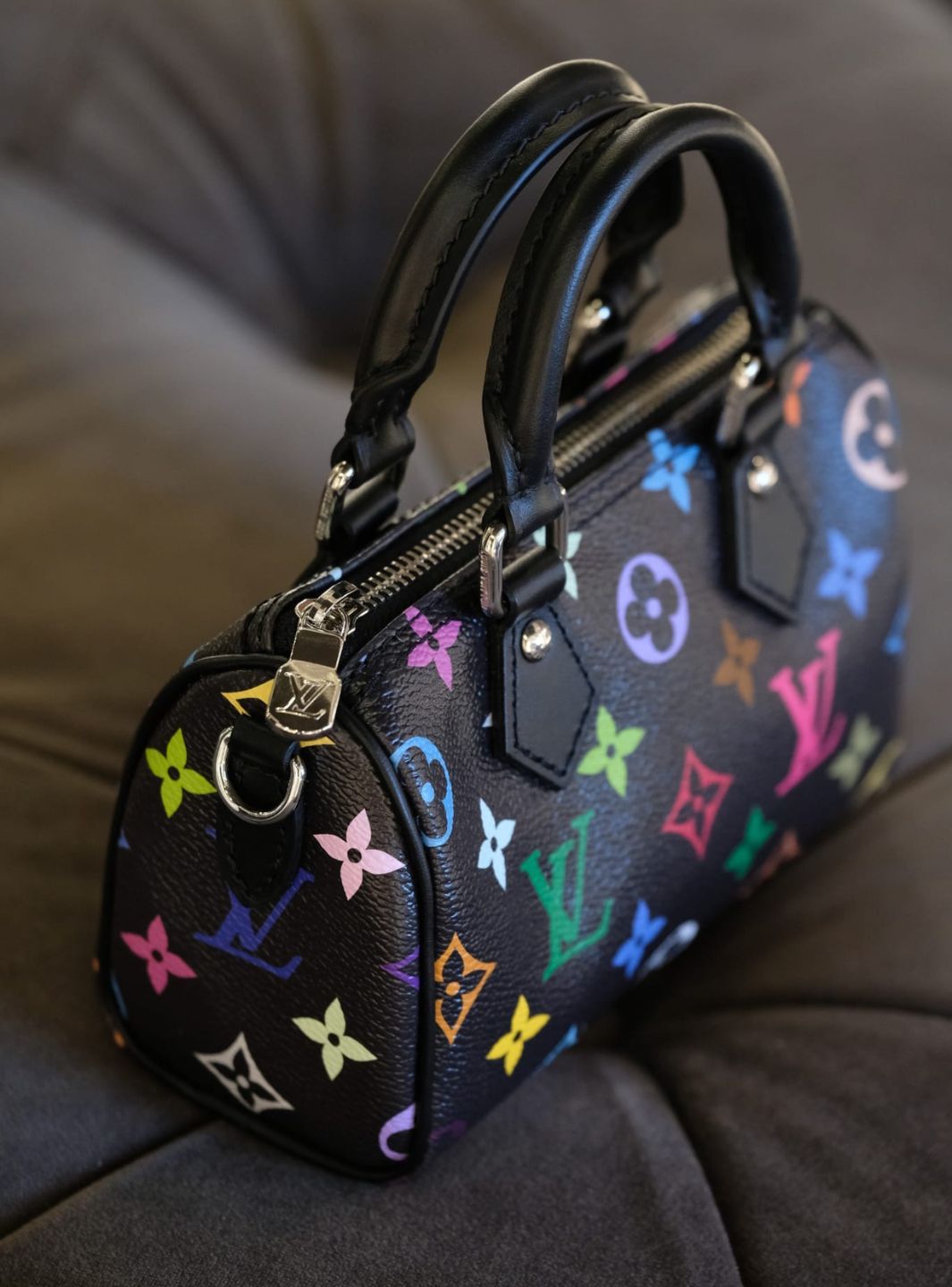 Louis Vuitton x Takashi Murakami Nano Speedy Black | ResellZone