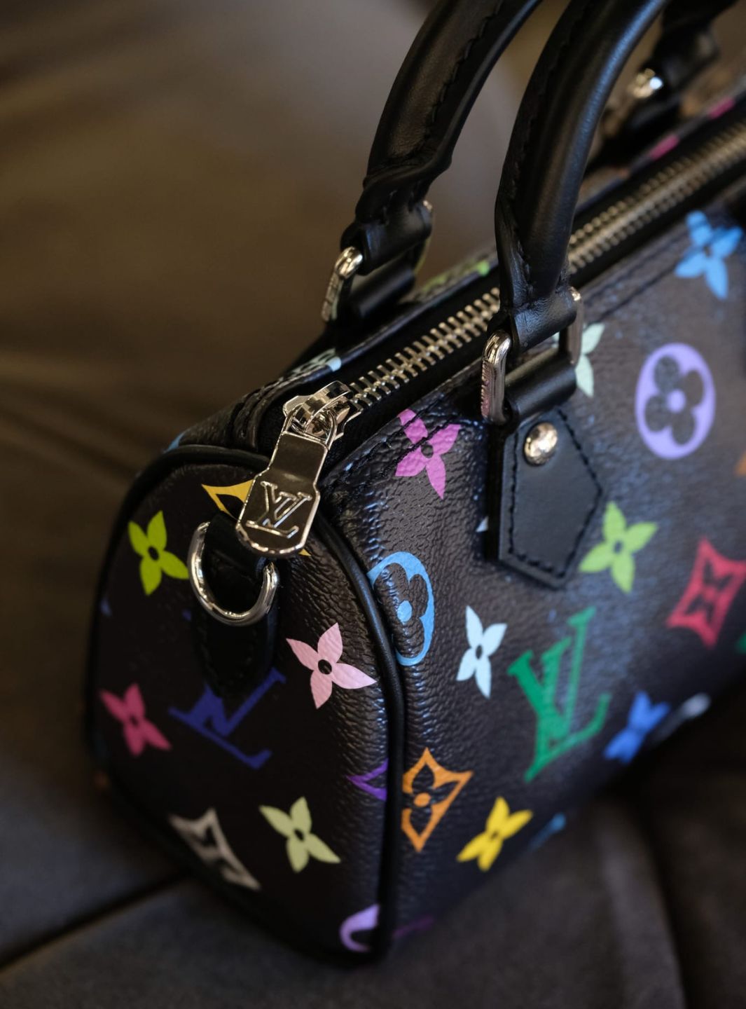 Louis Vuitton x Takashi Murakami Nano Speedy Black | ResellZone