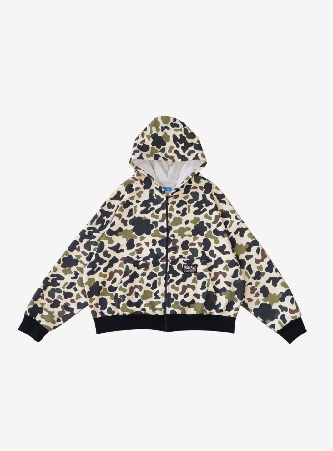 Market Studios Camo Zip Hoodie | ResellZone