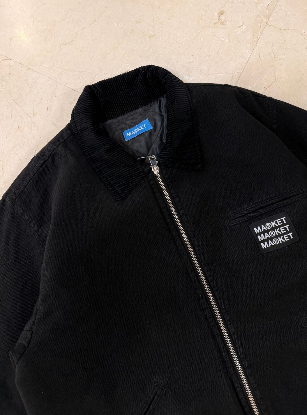 Market Studios Denim Jacket Black | ResellZone