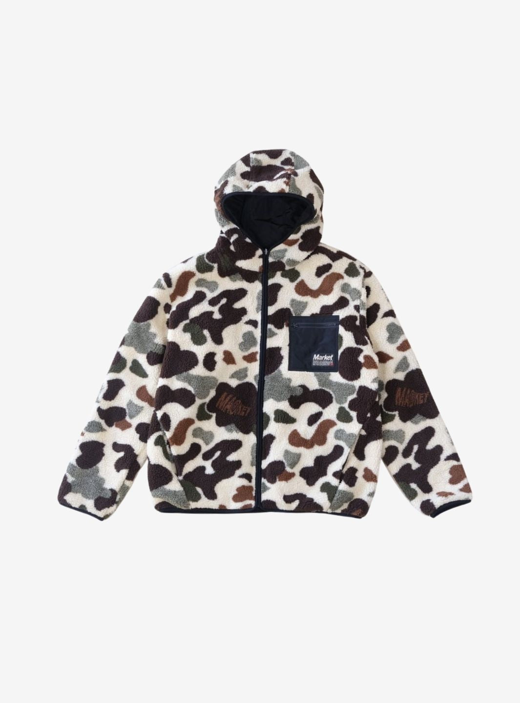 Market Studios Fleece Jacket Camouflage | ResellZone