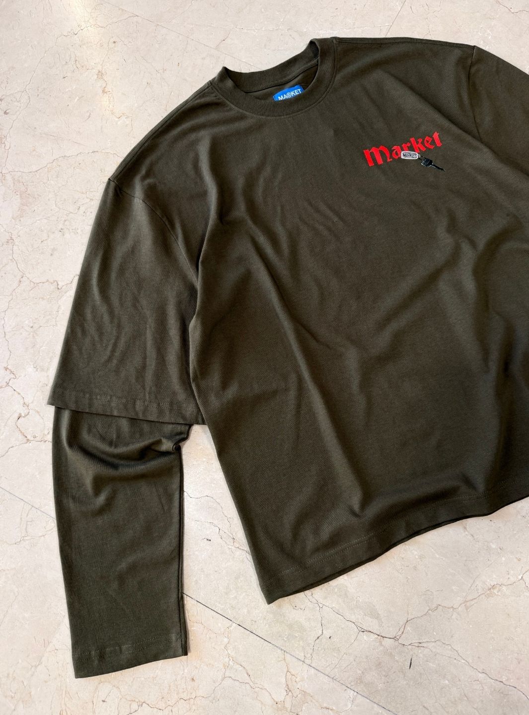 Market Studios Longsleeve Green | ResellZone