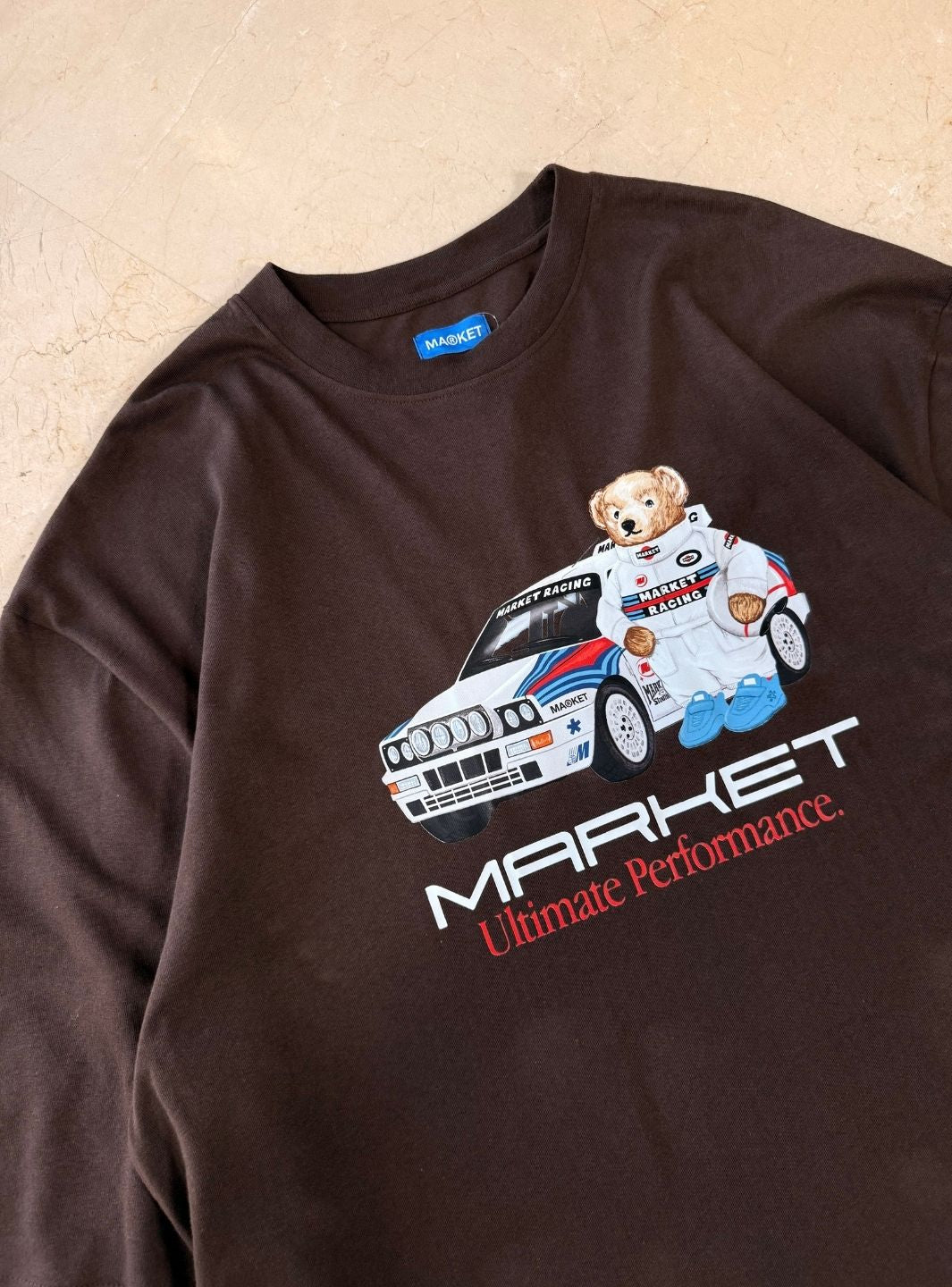 Market Studios Longsleeve Racing Bear Brown | ResellZone
