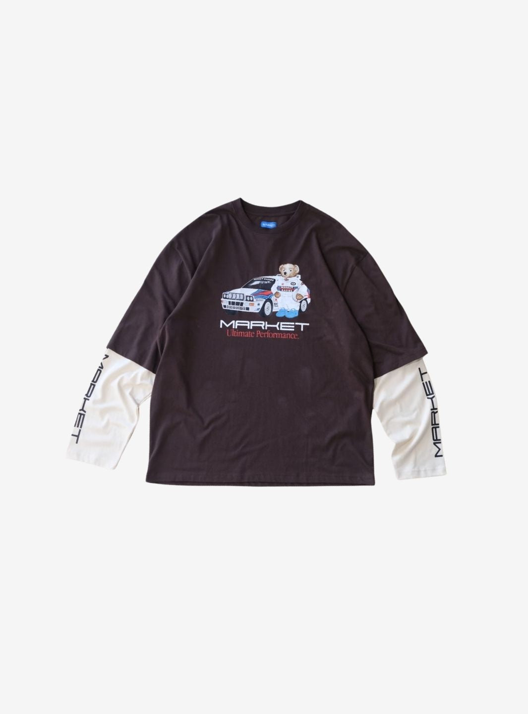 Market Studios Longsleeve Racing Bear Brown | ResellZone