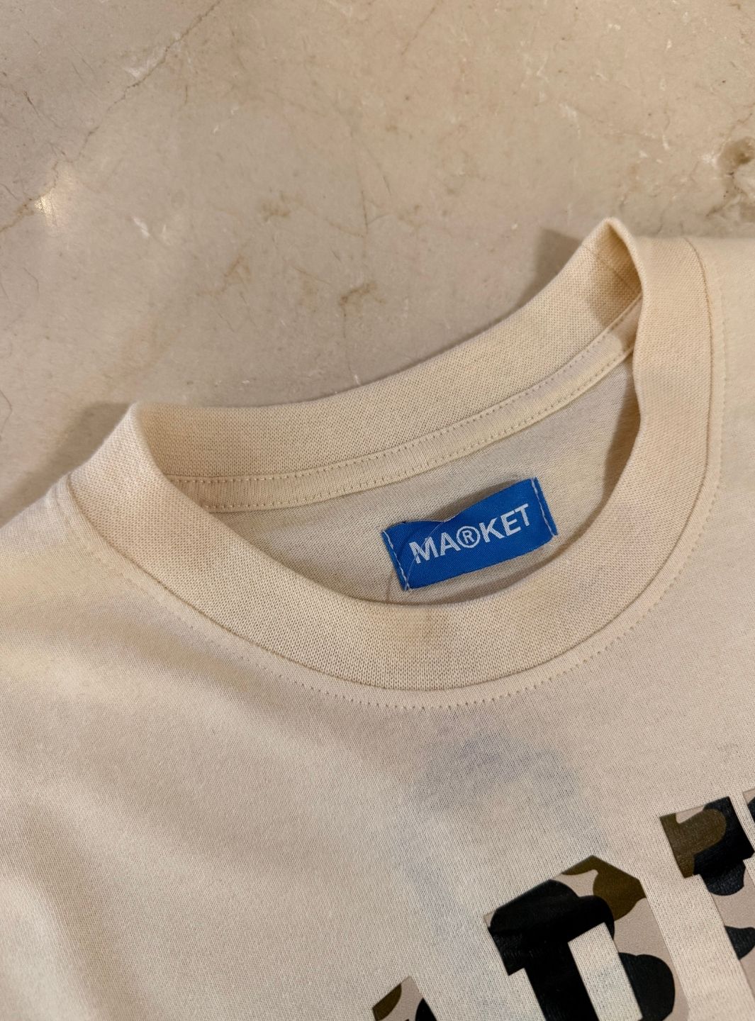 Market Studios T-Shirt Cream Camo | ResellZone