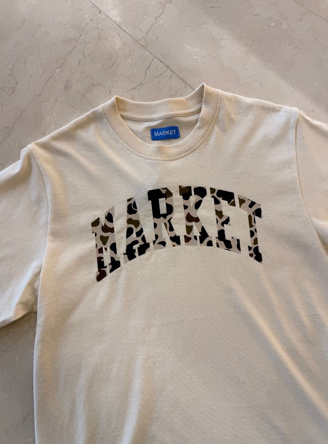 Market Studios T-Shirt Cream Camo | ResellZone