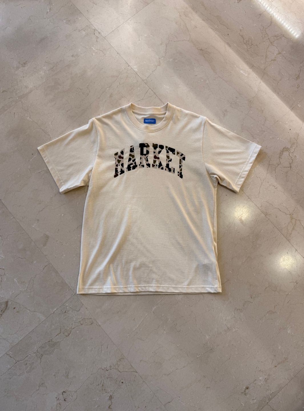 Market Studios T-Shirt Cream Camo | ResellZone