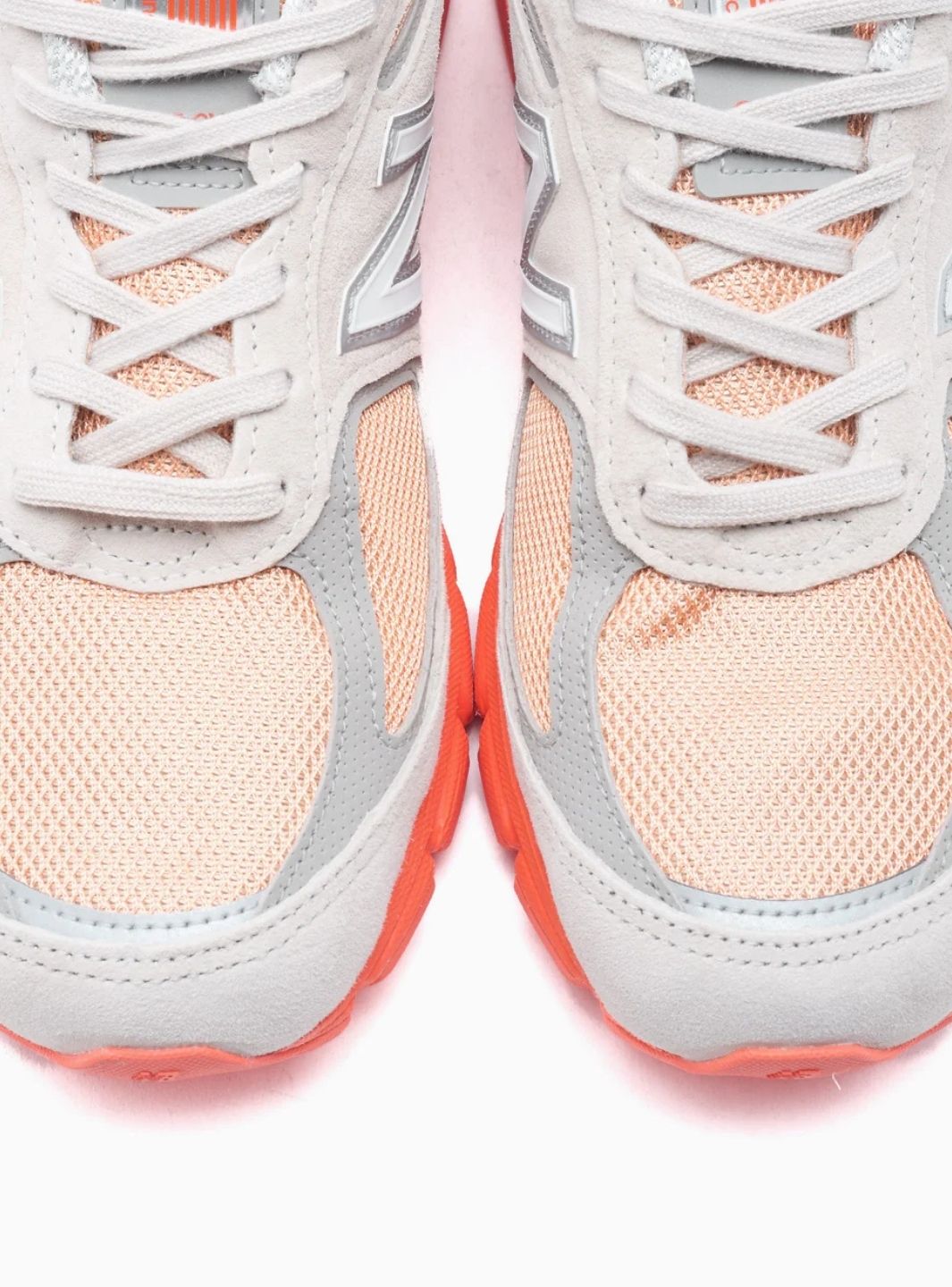 New Balance 990v4 MiUSA Moonbeam Tangerine Heat - U990MO4 | ResellZone