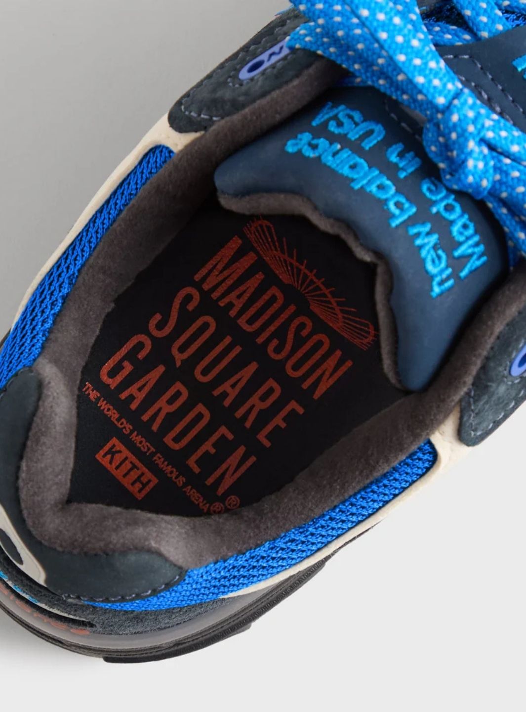 New Balance 993 MiUSA Kith Madison Square Garden Navy - U993MG | ResellZone