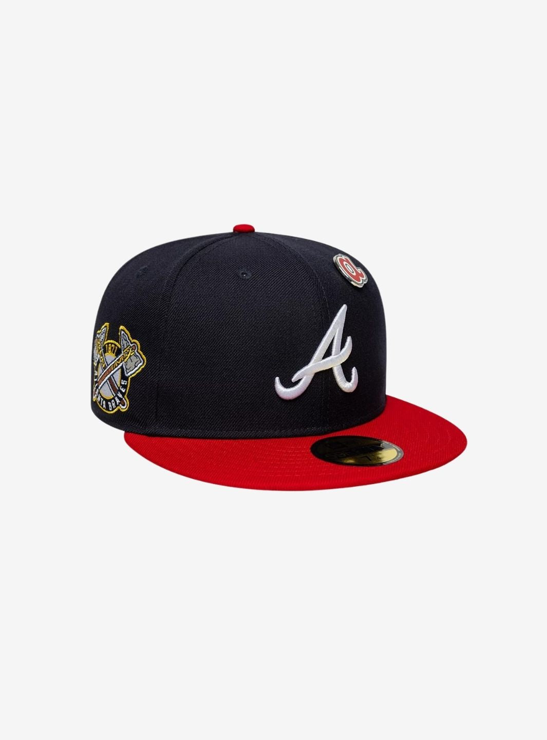 New Era Atlanta Braves MLB Icon Navy 59FIFTY Fitted Cap - 60915776 | ResellZone