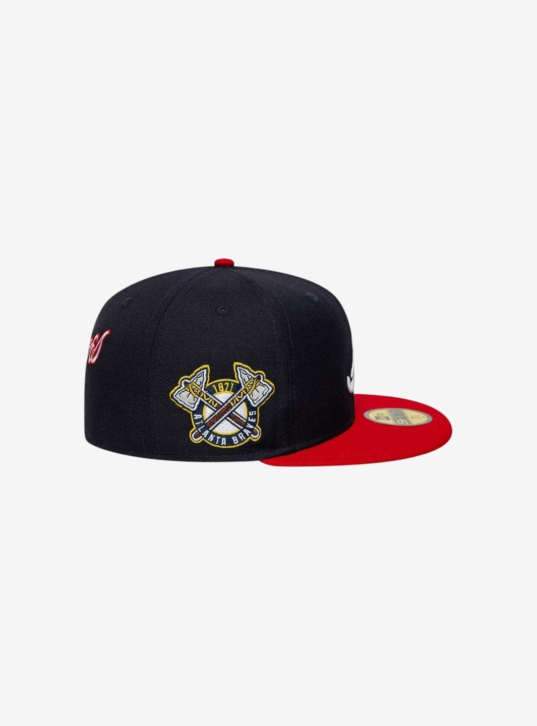 New Era Atlanta Braves MLB Icon Navy 59FIFTY Fitted Cap - 60915776 | ResellZone