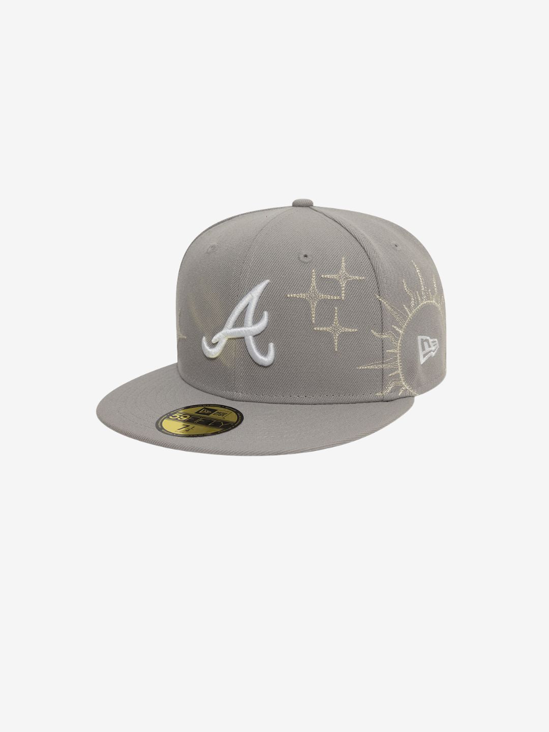 New Era Atlanta Braves MLB Zodiac Grey 59FIFTY Fitted Cap - 60580486 | ResellZone