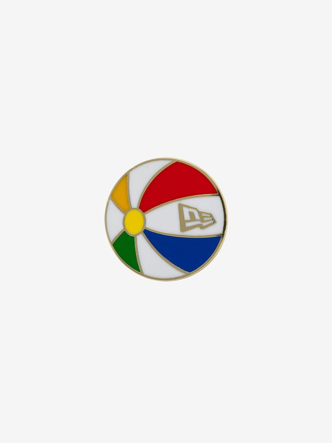 New Era Beachball Pin Badge Gold - 60856105 | ResellZone