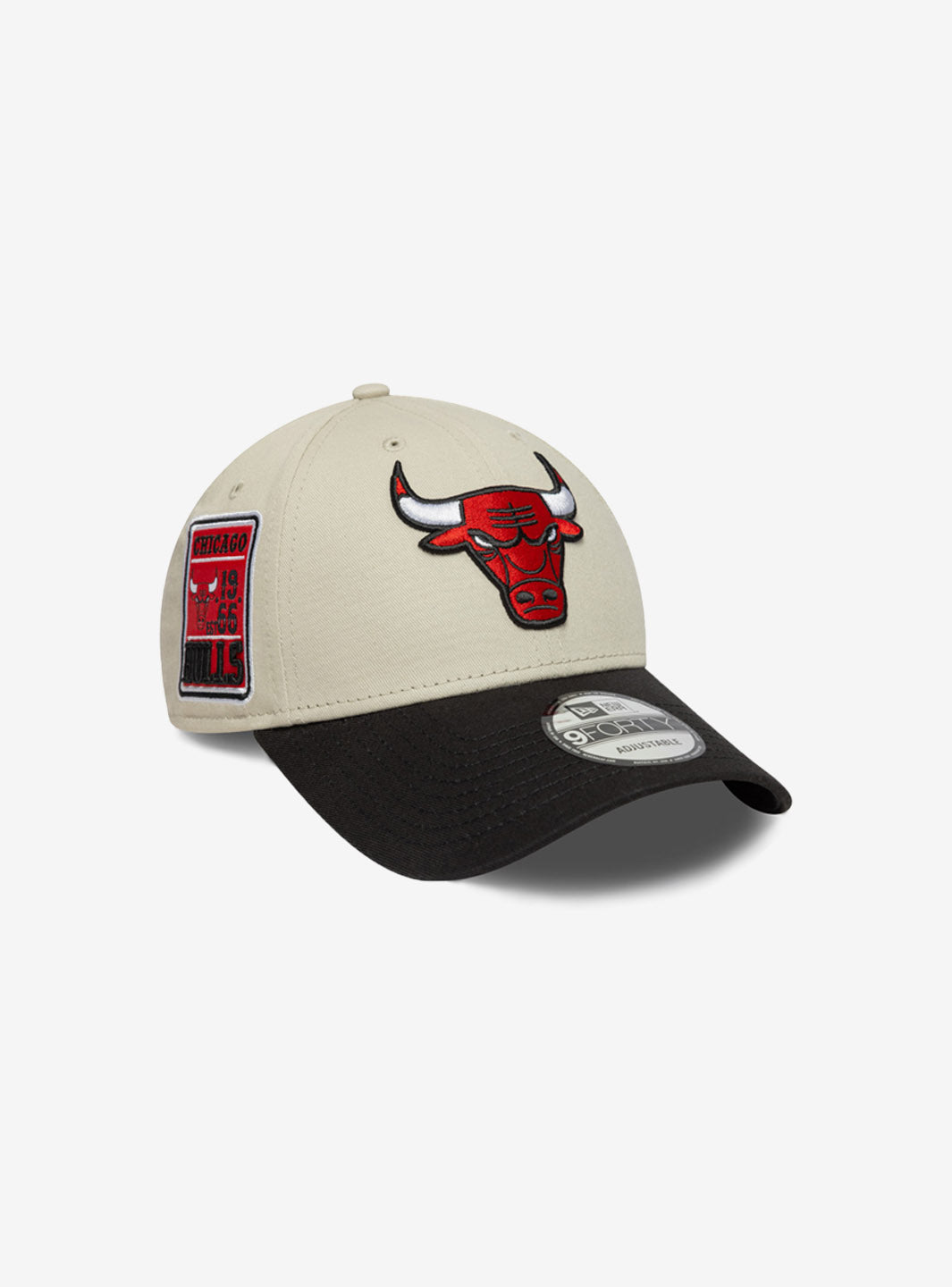 New Era Chicago Bulls NBA Contrast Patch Cream 9FORTY Cap - 60667564 | ResellZone