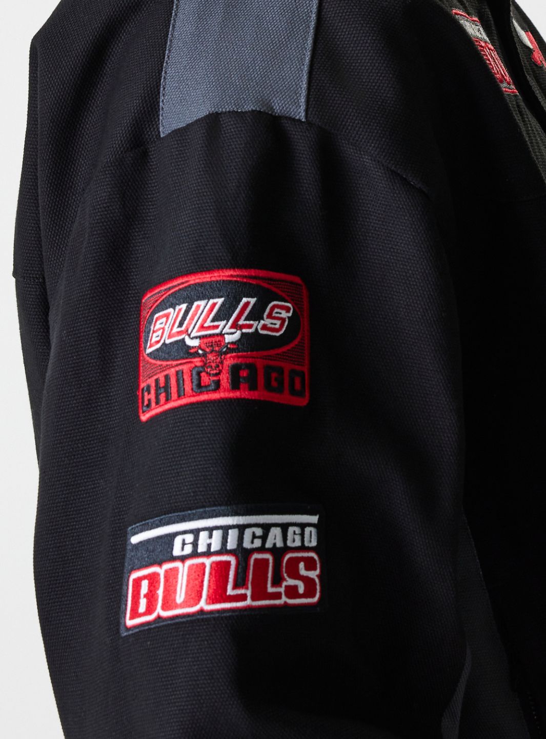 New Era Chicago Bulls NBA Black Motorsports Jacket - 60684334 | ResellZone