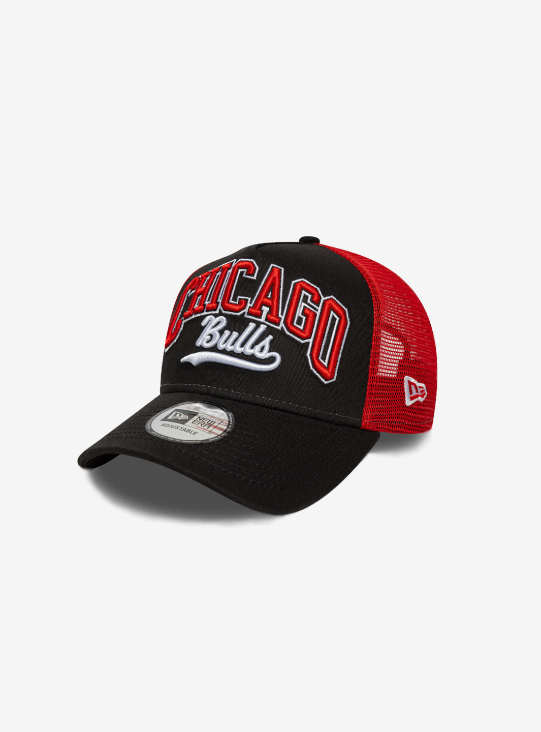 New Era Chicago Bulls NBA Script E-Frame Trucker 9FORTY Cap - 60667566 | ResellZone