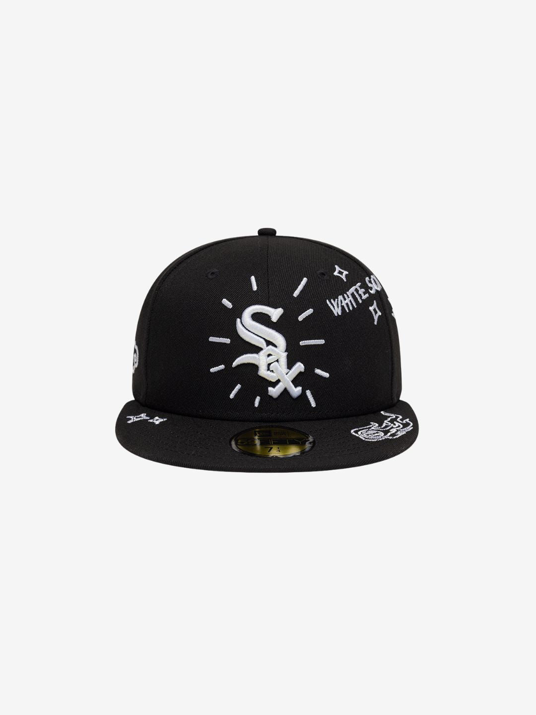 New Era Chicago White Sox Scribble MLB 59FIFTY Black Fitted Cap | ResellZone