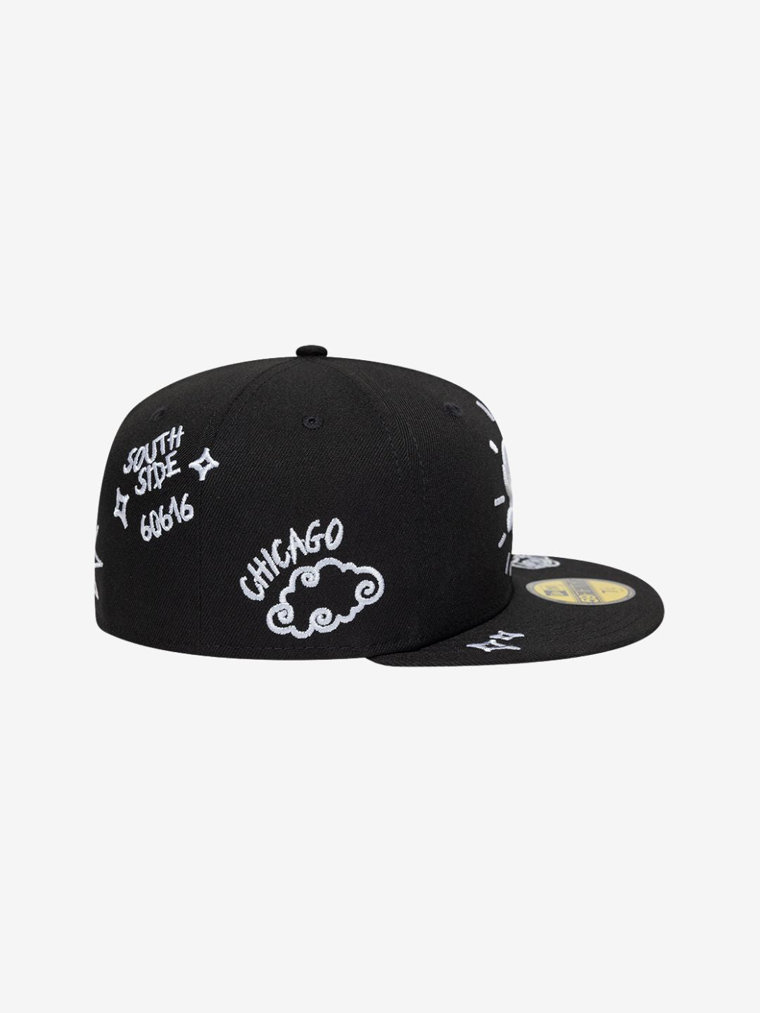 New Era Chicago White Sox Scribble MLB 59FIFTY Black Fitted Cap | ResellZone