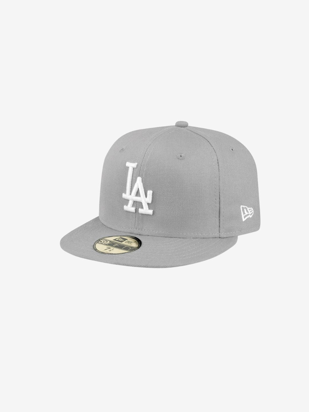 New Era LA Dodgers MLB Basic Grey 59FIFTY Fitted Cap - 10531950 | ResellZone
