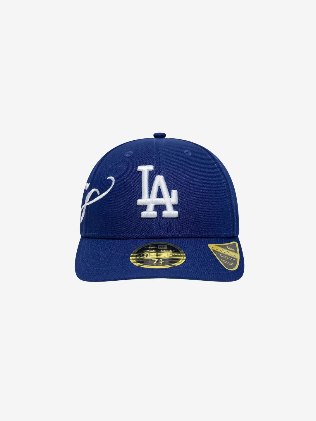 New Era LA Dodgers MLB Est Script Dark Blue Low Profile 59FIFTY Fitted Cap - 60771830 | ResellZone