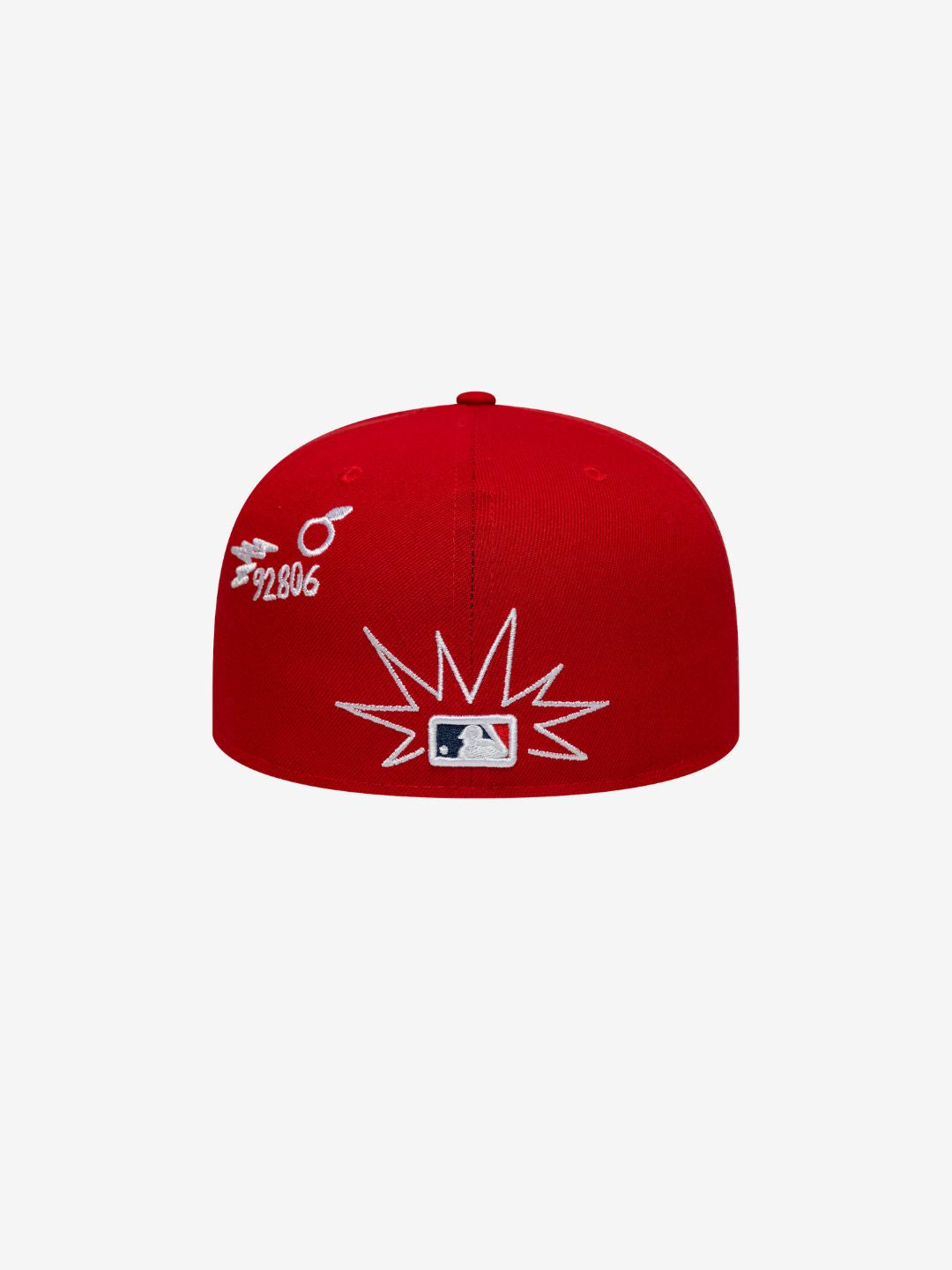 New Era Los Angeles Anaheim 59FIFTY Fitted Cap Red Scribble | ResellZone