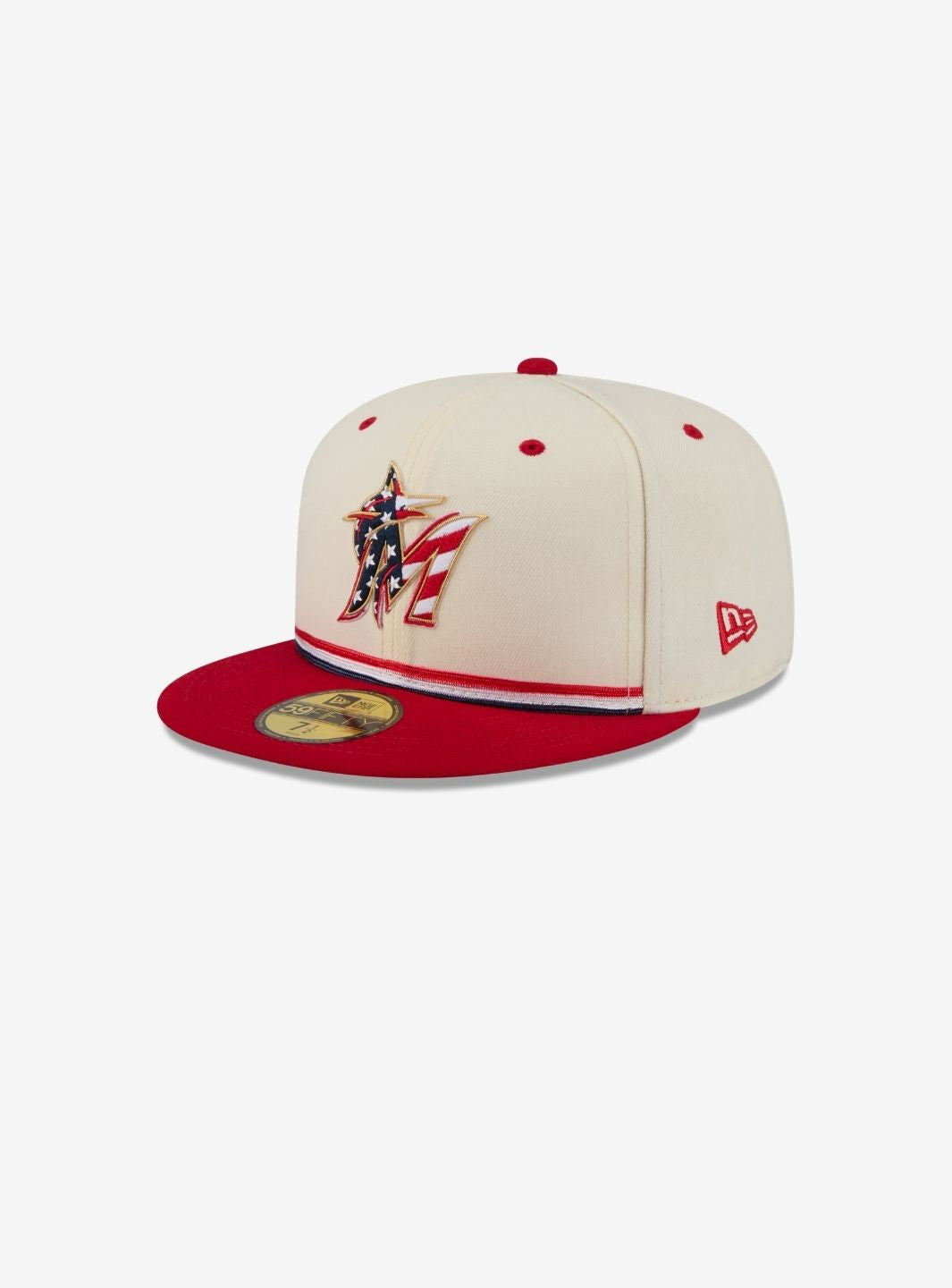 New Era Miami Marlins 4th of July 59FIFTY Fitted Cap | ResellZone