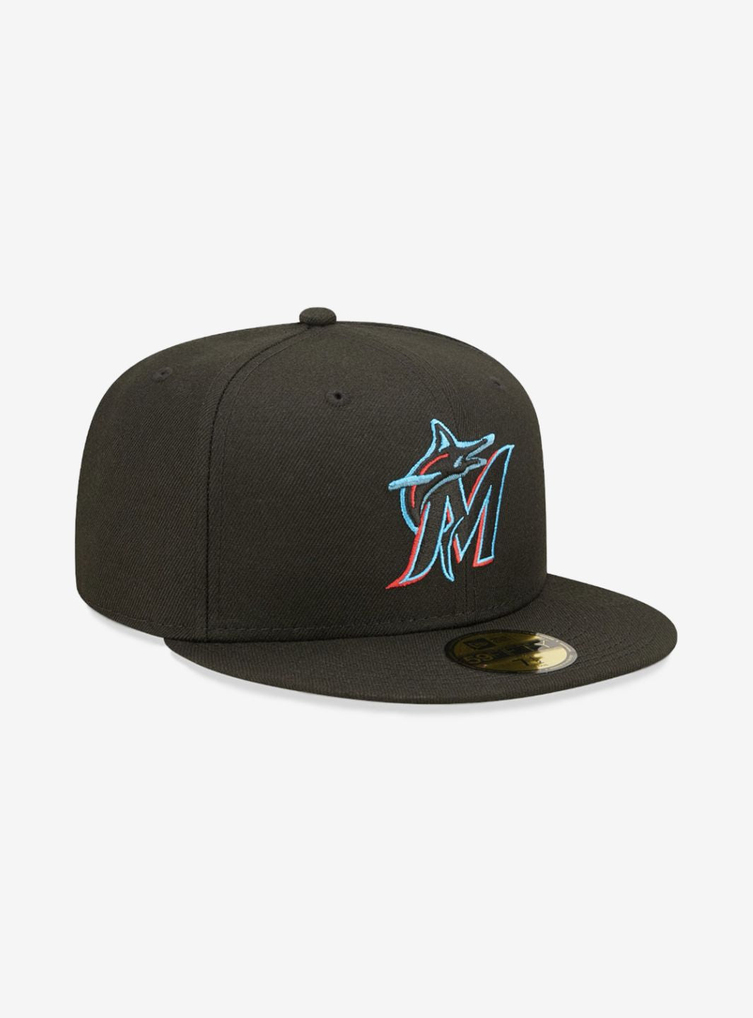 New Era Miami Marlins Authentic On Field Game Black 59FIFTY Fitted Cap | ResellZone