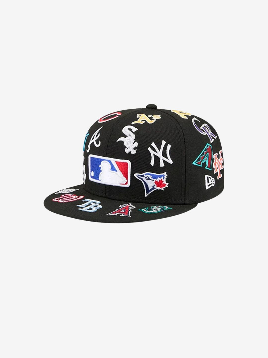 New Era MLB All Over Black 59FIFTY Fitted Cap | ResellZone