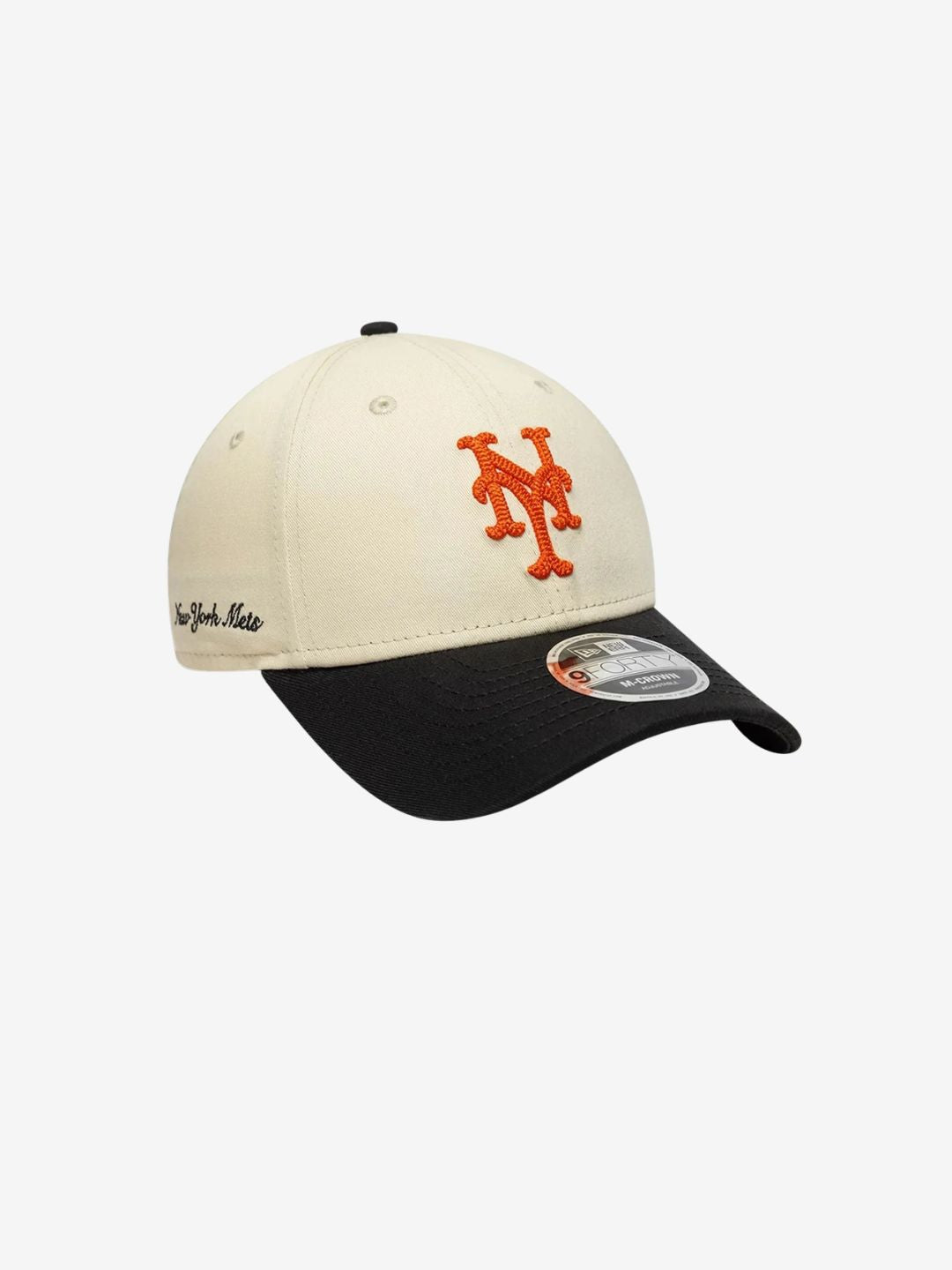 New Era New York Mets Side Script 9Forty MC Light Charcoal/Black - 60856245 | ResellZone