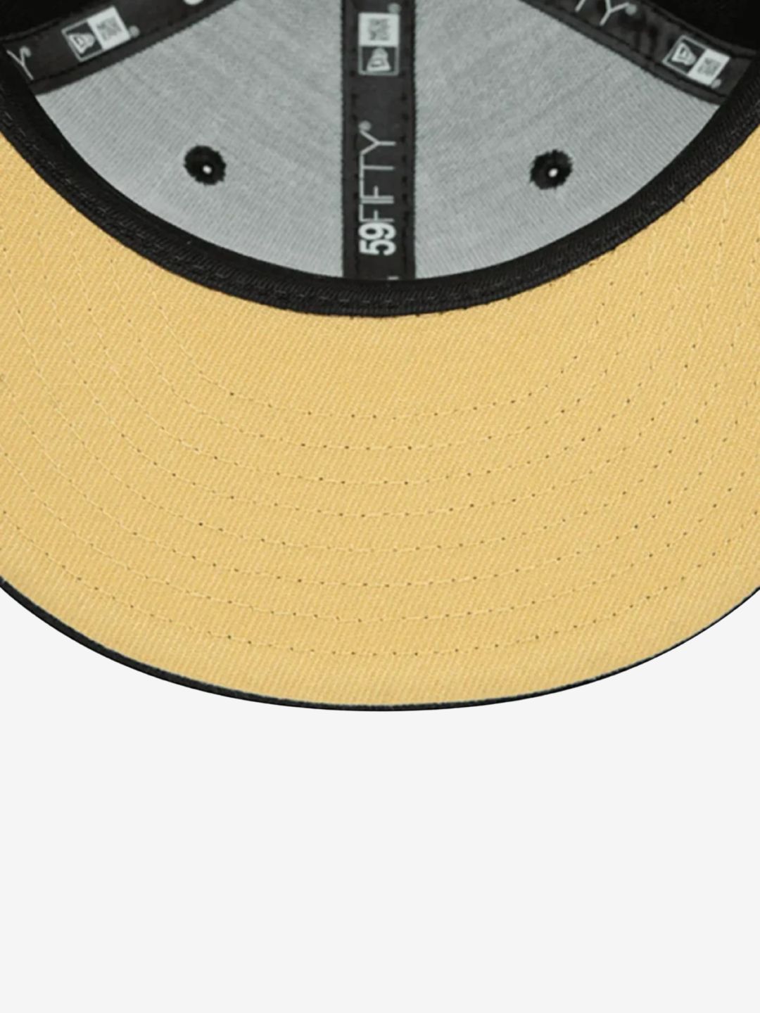 New Era New York Wordmark 100th Anniversary Black/Gold 59FIFTY Fitted Cap - 60503536 | ResellZone