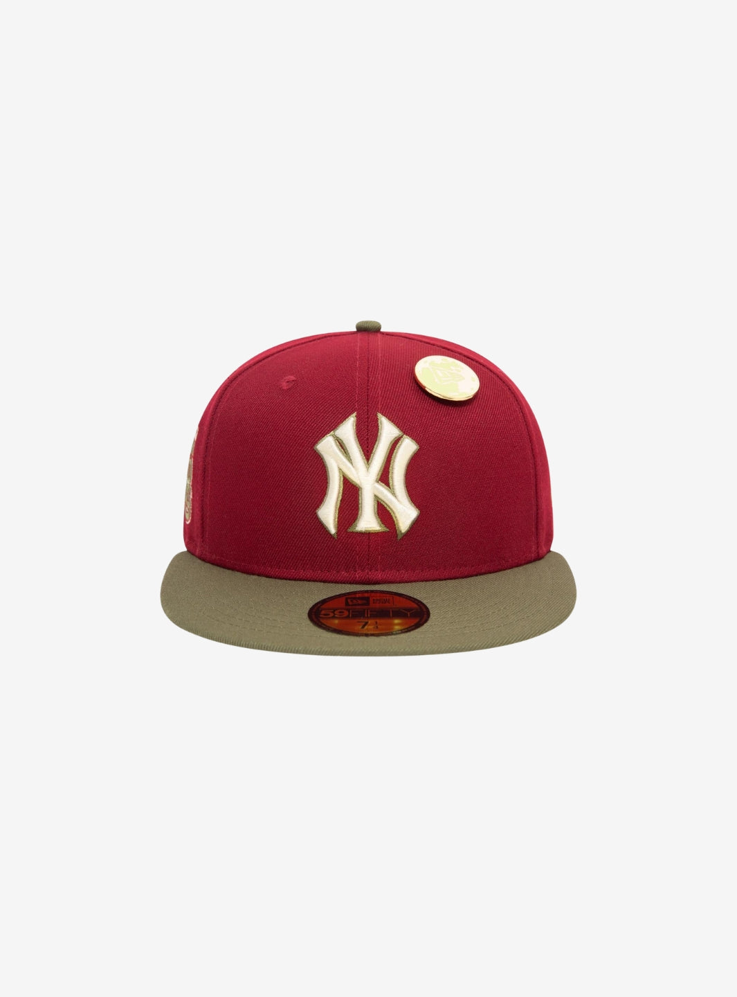 New Era New York Yankees 59FIFTY MLB Contrast Pin Red Cap | ResellZone