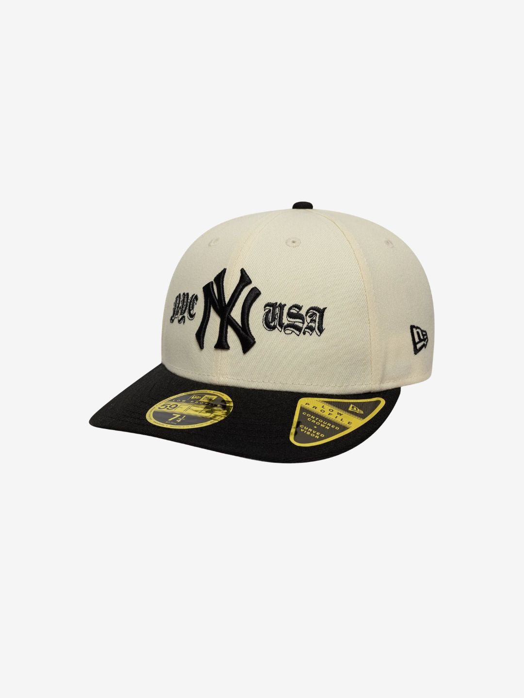 New Era New York Yankees MLB Cooperstown Cream Low Profile 59FIFTY Fitted Cap - 60771843 | ResellZone