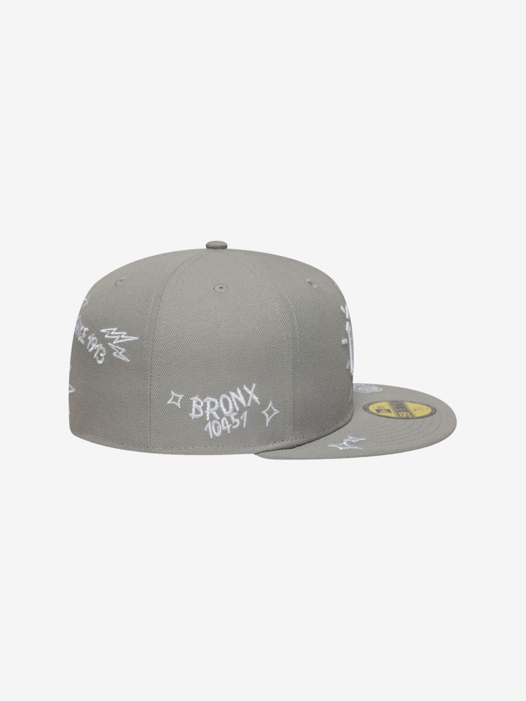 New Era New York Yankees Scribble MLB 59FIFTY Grey Fitted Cap | ResellZone