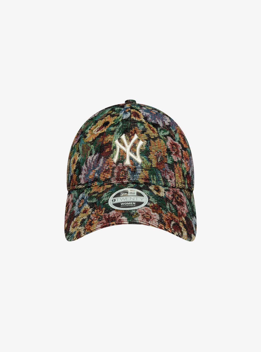 New Era New York Yankees Womens MLB Floral Black 9TWENTY Adjustable Cap | ResellZone